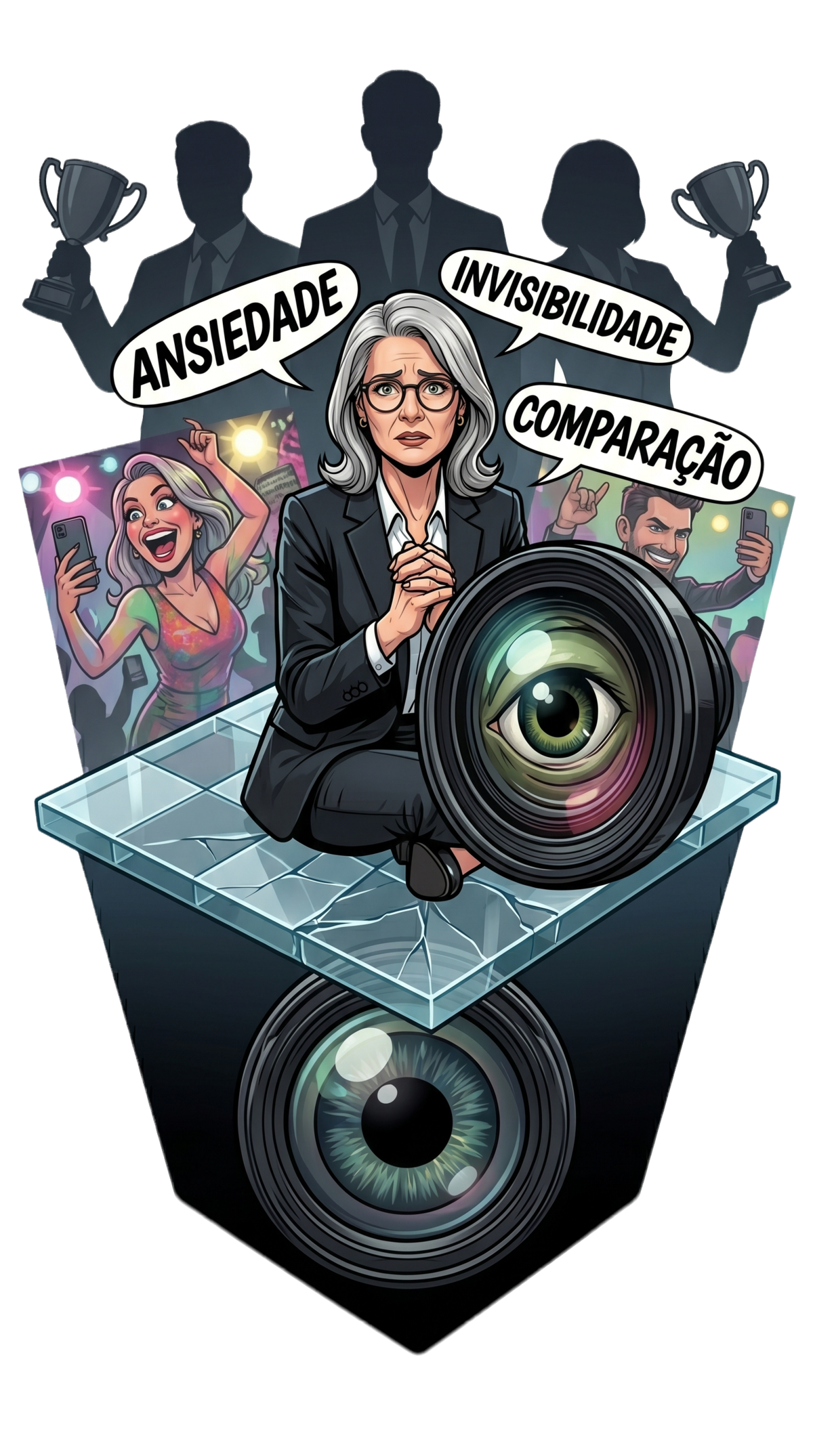 O abismo da tela branca e o medo da lente